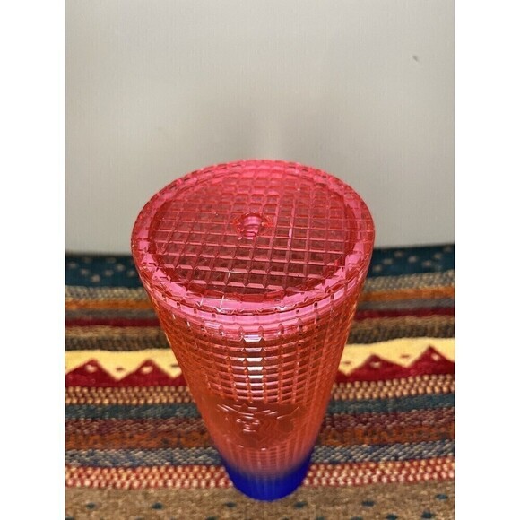 Starbucks Tumbler Ombré Pink/blue NO STRAW - Picture 2 of 4